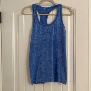 Blue Athletic Tank Top